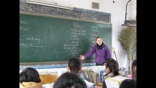 Tefl First Lesson in China  80 Students Part Two  End of Lesson [upl. by Silloc626]