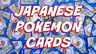 Opening Japanese Pokemon Cards [upl. by Uzzial]