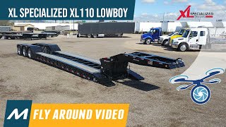 55 Ton Lowboy Trailer  XL Specialized Guardian 110HDG [upl. by Prader]