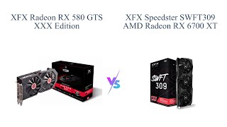 XFX Radeon RX 580 GTS vs RX 6700 XT Speedster SWFT309 Comparison 🎮 [upl. by Timon393]