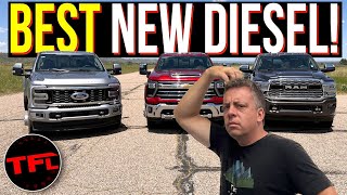 We Test amp Compare the New Ford Power Stroke vs New Chevy Duramax vs Ram Cummins Diesels [upl. by Ahsyak]