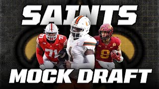 New Orleans Saints Mock Draft [upl. by Edmonds]