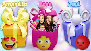 ELIGE TU REGALO ROSA AZUL O AMARILLO 🎁🎁🎁 Choose your gift [upl. by Dranyer31]