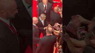 George Clooney’s Sweet Gesture Kisses Fan on ‘Wolfs’ Red Carpet at Venice Film Festival [upl. by Yelsnit]