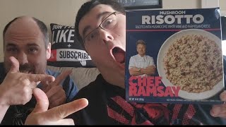 Chef Ramsay Mushroom Risotto Microwave Dinner Review 👨‍🍳👨‍🍳👨‍🍳 [upl. by Eceinwahs393]