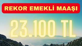 Rekor Emekli Maaşı Nasıl Oluyor [upl. by Acinaj764]