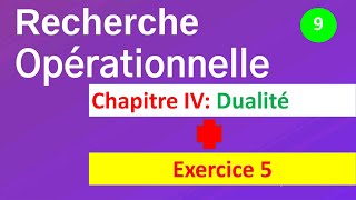 Recherche opérationnelle RO en Darija Chapitre IV Dualité  EP 9 [upl. by Mariska418]