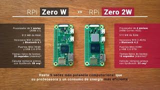 Raspberry Pi Zero W vs Zero 2 W  Comparación y reseña de 330ohms [upl. by Ameehsat]