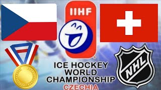 Jsme mistři🥇 Česko vs Švýcarsko  MS 2024 v hokeji🏒 [upl. by Rexanna]