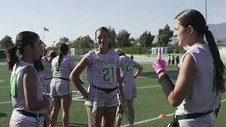 Upland vs Rancho Girls Flag Football [upl. by Xenophon973]