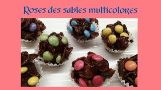 Roses des sables multicolores ou chocolat noir Bea Ba facile [upl. by Noisla]