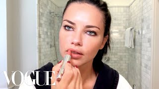 Adriana Lima Gets Ready for a Night Out  Beauty Secrets  Vogue [upl. by Siraf716]