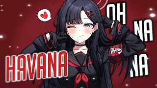 Nightcore  Havana Rock Version Lyrics [upl. by Nilrac]