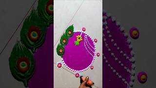 Happy new year rangoli youtubeshorts shortsfeed newyear newyear2024 newyearrangoli diwalipadwa [upl. by Hoon]