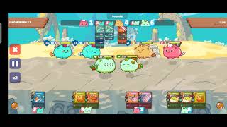 AAP Axie Infinity Gameplay  61hp Plant Save Arena Gameplay [upl. by Retswerb890]