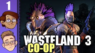 Lets Play Wasteland 3 Coop Part 1  Difficulties with Difficulty [upl. by Ilise]