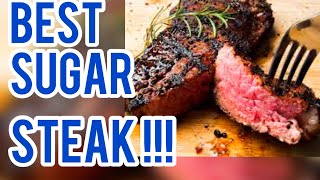 Weber QHow To Grill Sugar Steak Recipe  Best Sugar Steak Recipe On The Weber Grill [upl. by Minetta]