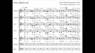 Wolfram Buchenberg  Veni dilecte mi  Score Animation [upl. by Jacobina]