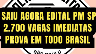 Concurso PM SP 2024 saiu agora edital da PM SP polícia militar de São Paulo 2024 soldado PM SP pmsp [upl. by Azeria]