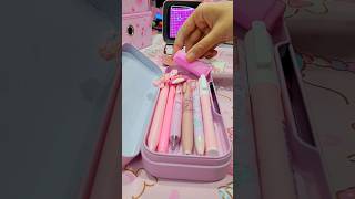 🌸💗 Pink Stationery Reorganization ASMR schoolsupplies [upl. by Stoat]