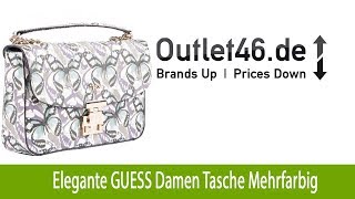 Elegante GUESS Damen Tasche günstig Mehrfarbig  Outlet46de [upl. by Ettelimay]