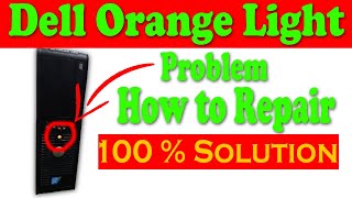 Orange light blinking issue in dell optiplex Just solved in 4 minutes [upl. by Aihcila]