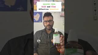 ALLIUM CEPA HOMEOPATHIC REMEDIES COLDdoctor [upl. by Yedsnil536]