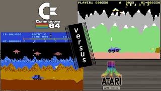 C64 vs Atari 800XL  8 games from 1983 [upl. by Gainor524]