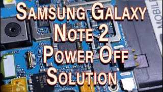 Samsung Galaxy Note 2  GT  N7100  No Power Solution  DEAD [upl. by Udale]