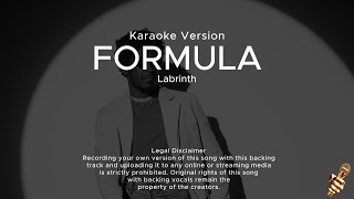 Labrinth – Formula Karaoke Version [upl. by Gnel]