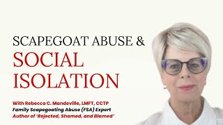 Why Scapegoats Struggle With Social Isolation 6 Reasons scapegoat toxicfamily cptsd [upl. by Nahtanod]