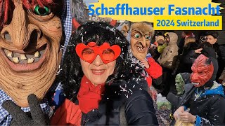 🇨🇭Schaffhausen Fasnacht 2024 SwitzerlandSchaffhauser Fasnachtumzug [upl. by Petty650]