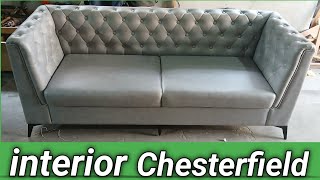 sofa  diy Chesterfield sofa 🔥🛋️  modern design sofa set  rksofafurniture0007 [upl. by Gladys]