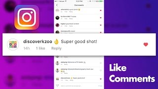 Instagram 2016 How to Like Comments [upl. by Ilocin]