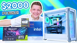 Epic 2000 13700K Gaming PC Build Full RTX 3080 Build Guide w Benchmarks [upl. by Monarski]