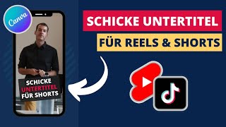 Untertitel für Reels amp Shorts Mit Canva Erstellen Kostenlos [upl. by Ecitnirp486]