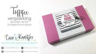 Toffifee verpakking maken met het Envelope Punch Board [upl. by Richel]