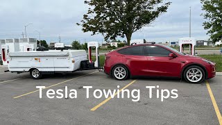 Tesla Model Y towing Review and Tips [upl. by Anastasia]