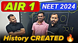 NEET AIR 1 from PW 🔥🔥  NEET RESULTS 2024  Only YAKEEN Batch  100 Online 🔥 [upl. by Weintrob]