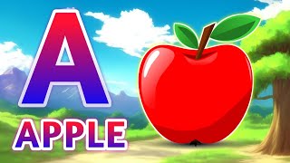 A for apple  अ से अनार  abcd  phonics song  a for apple b for ball c for cat  abcd song  abcde [upl. by Bocyaj]