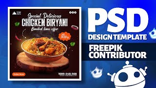 How to Make PSD Design For Freepik Contributor Step by Step Guide in HindiUrdu  Ridigital Pro [upl. by Koblick442]