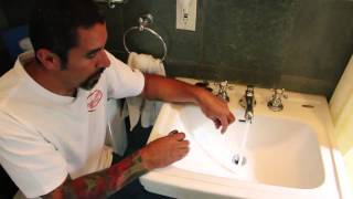 How to Unclog a Lavatory Drain [upl. by Artemisia]