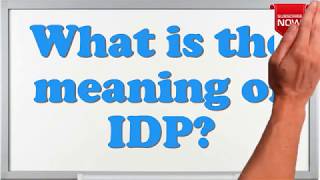 What is the full form of IDP [upl. by Nodnarb295]