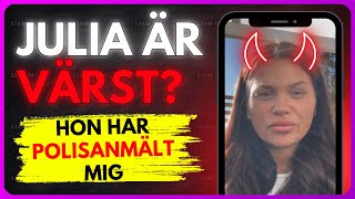 JULIA HAR POLISANMÄLT MIG  Är julia värre än CHRIPPA och Linnea [upl. by Derward124]