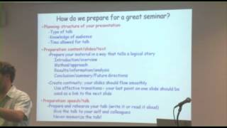 How to Give a Great Science Seminar [upl. by Inaoj]