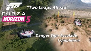 Forza Horizon 5  Accolades quotTwo Leaps Aheadquot Danger Signs Heights of Mulege amp Runway [upl. by Ursa129]