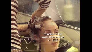 9080 egg and color shampooing and chewing gum hairwash custom full video [upl. by Egoreg]