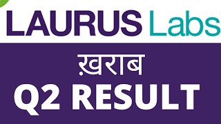 Laurus labs Q2 results 2022  Laurus labs results  Laurus labs share news [upl. by Eimia]