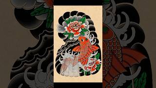 How To Draw Japanese Traditional Tattoo  Best Tattoo  TimeLapsetattoo [upl. by Lebisor541]