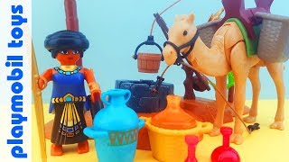 Unpack Playmobil History 5387 Egyptian Tomb Raiders Camp [upl. by Bonnell174]